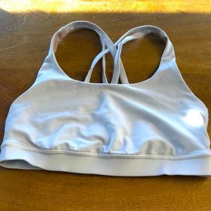 2 White Lululemon Sports Bra size-M.